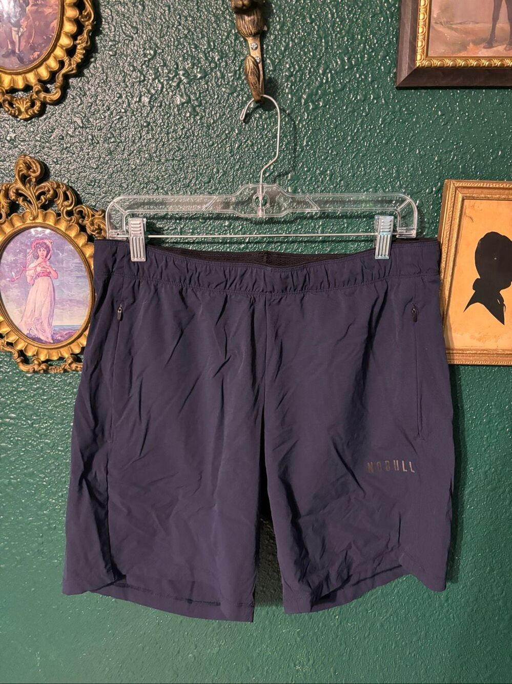 NoBull Blue Athletic Shorts Sz Medium 7.5”